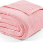 L'AGRATY Knitted Weighted Blanket - 60"x80" 15lbs Cooling Chunky Knit Heavy Blanket for Adults Braided Crochet Throw Thick Cable Yarn Knit Decorative No Beads Evenly Weighted Machine Washable