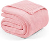 L'AGRATY Knitted Weighted Blanket - 60"x80" 15lbs Cooling Chunky Knit Heavy Blanket for Adults Braided Crochet Throw Thick Cable Yarn Knit Decorative No Beads Evenly Weighted Machine Washable