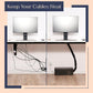 Large Cable Management Box - Cable Organizer Box and Power Strip Box for Electrical Cord Management - Hide Desk Cord and Floor Cables - Wire Storage and Organization for Cords
