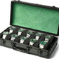 10 slots Watch organizer Case, Aluminum watch storage box, hard watch travel box, padded case for watch display and organization