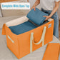 VENO 4 Pack Moving Bags, Heavy Duty, Moving Boxes Alternative, Packing Storage Supplies, Dorm Room Essentials with Zipper for Clothes, Extra Large Packaging Totes (Seasonal Autumn Orange, 4 Pack)