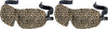 Bucky 40 Blinks No Pressure Printed Eye Mask for Travel & Sleep, Leopard, One Size (Pack of 2)