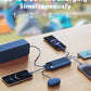 charmast 20000mAh Portable Charger with Built in Cables, 22.5W Travel Power Bank Fast Charging, USB C Cell Phone Battery Pack for iPhone 16/15/14/13/12/11 Series, iPad, Samsung, Android, Tablet - Roamly