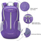 ZOMAKE Ultra Lightweight Packable Backpack 25L, Foldable Hiking Backpacks Water Resistant Small Folding Daypack for Travel(Purple)