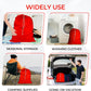 Laundry Bag with Locking Closure Drawstring – Extra Large Heavy Duty 100% Nylon, Large & Foldable Clothes Sack – Lightweight Dirty Laundry Organizer for Travel, Dorm, Gym – L 40" x H 50" (RED)