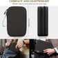 FYY Electronic Organizer, Large Travel Cable Organizer Bag Pouch Electronic Accessories Carry Case Portable Waterproof Double Layers All-in-One Storage Bag for Cable, Cord, Charger, Phone, Coffee