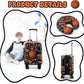 Kid’s Luggage Set 5 Piece Suitcase Set 16’’ Hardside Basketball Luggage with Spinner Wheels Boys Carry on Toddler Travel Rolling Suitcase Carry on Luggage Airline Approved