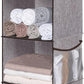 StorageWorks Hanging Closet Organizer, 3-Shelf Shelves with Top Shelf, 12" W x 12" D x 35 ¼"H, Mixing of Brown and Gray