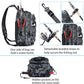 PLUSINNO Fishing Backpack, Fishing Bag, Waterproof Fishing Sling Tackle Bag For Fishing Gear With Rod Holder, Fishing Gifts for Men
