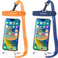 Waterproof Phone Pouch Bag - 8.5in Water Proof Cell Phone Case for Beach Travel Must Haves, Waterproof Phone Holder with Lanyard for iPhone 16 15 Pro Max Galaxy S24 S23 Ultra Pixel,Cruise Essentials
