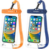 Waterproof Phone Pouch Bag - 8.5in Water Proof Cell Phone Case for Beach Travel Must Haves, Waterproof Phone Holder with Lanyard for iPhone 16 15 Pro Max Galaxy S24 S23 Ultra Pixel,Cruise Essentials