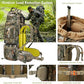 Hunting Backpack for Men, 60/80L Camo Backpack with Waterproof Rain Cover, 600D Hunting Pack for Hunters