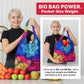 Nanobag Ultra-Lightweight Foldable Tote for Women & Men, Reusable Grocery & Travel Bag, Packable Collapsible Compact Market Essential (Standard Sketch)