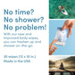 YUNI Beauty Large Body Wipes (Unscented, 6 Count) Super Soft Moist Showerless Wipes that Cleanse & Deodorize - On-the-Go Waterless Body Cleanser - Biodegradable Individually Wrapped Wipes for Travel