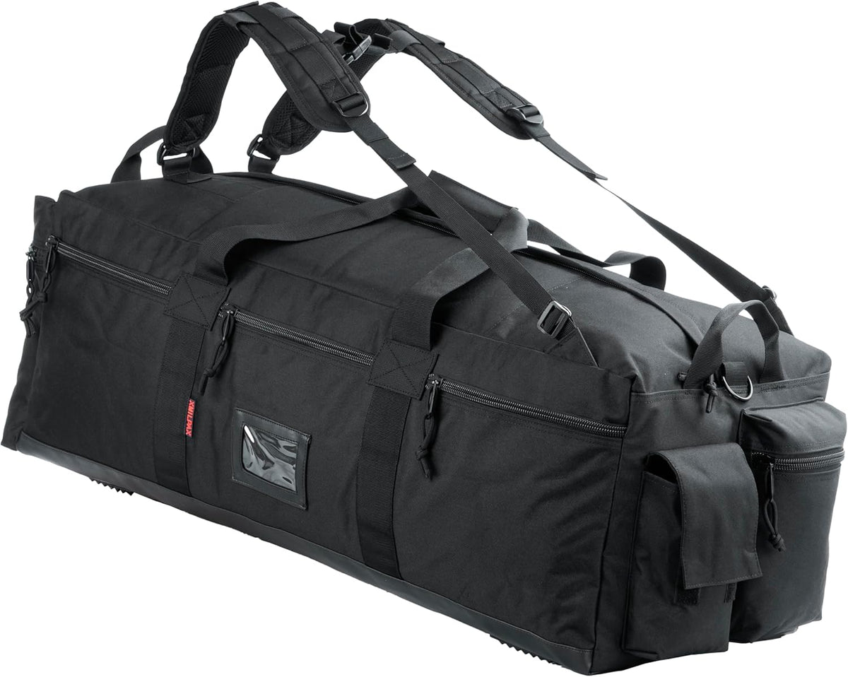 Large Military Duffle Bag Tactical Gear Load Out Bag Deployment Cargo Bag Travel Sports Equipment Duffel Luggage Bag with Backpack Straps 90L - Roamly