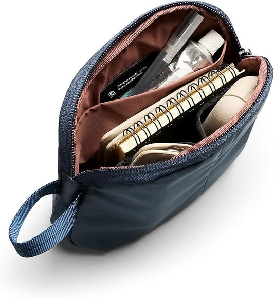 Bellroy Laneway Daily Pouch (Organizer Pouch for Everyday or Travel, with Internal Organization) - Bluesteel