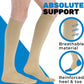 ABSOLUTE SUPPORT Cotton Compression Socks for Women & Men 20-30 mmhg Knee High