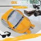 ZOMAKE Lightweight Packable Backpack 35L, Light Foldable Backpacks Water Resistant Collapsible Hiking Bag, Compact Folding Day Pack for Travel Camping(Yellow)