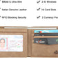 Wallet for Men-Genuine Leather RFID Blocking Bifold Stylish Wallet With 2 ID Window