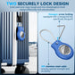Waterproof Airtag Holder,Airtag Case with Secure Lock,Airtags Keychain for Apple Airtag,Anti-Lost Protective Cover Air tag Accessories for GPS Item Finder Tracker Luggage,Bag,Key,Pet,Cat Dog,Blue
