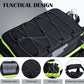 Goture Fishing Tackle Bag with 4pcs 3600 Tackle Boxes, 600D Water-Resistant Soft Side Saltwater Gear Storage Fishing Bag with Rod Straps, Detachable Water Bottle Pouch, Waterproof Bottom, SBS Zippers