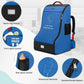RAINSMORE Padded Car Seat Travel Bag for Airplane Heavy Duty Car Seat Backpack for Air Travel Baby Carseat Cover Bags for Airport Large Car Seats Carrier Fits Car Seats & Booster Seats,Blue