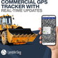 LandAirSea Overdrive Permanent GPS Tracker - Includes Waterproof Hardwire Kit and Permanent Mount. Perfect for Long-Term Tracking of Equipment, Vehicles, and More. Real-Time Global Tracking.