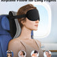 JefDiee Travel Pillows for Airplanes,Travel Pillow with Eye Mask,Prevents Head Forward,Neck Pillow Airplane for Sleeping,Used for Long Flight,Road Trip,Car Headrest