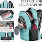 BIKROD Teal Backpack for Women and Men, Extra Large School Backpacks for Teens, Water Resistant Back Pack Fits 17 Inch Laptop, Business Anti Theft Sturdy Computer Bag Gifts