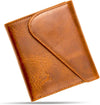Leather RFID Wallet for Men, Slim Leather Mens Wallet, Handcraft Men's Wallets, Card Cases & Money Organizers, Magnetic Closure Sleek RFID Blocking Thin Mens Wallets with 9-12 Card Slots & Gift Box - Roamly