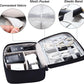 Electronics Organizer Travel Universal Cable Organizer Bag Waterproof Electronics Accessories Storage Cases for Cable, Charger, Phone, USB, SD Card, Hard Drives, Power Bank, Cords