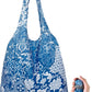 Nanobag Ultra-Lightweight Foldable Tote for Women & Men, Reusable Grocery & Travel Bag, Packable Collapsible Compact Market Essential (Standard Porcelain)