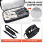 WITZMAN Weekender Bags for Men Women Carry On Duffle Overnight Bag with Toiletry Bag Sets Travel Duffel Bag Shoes Compartment （B694 Black） - Roamly