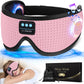 LC-dolida Sleep Headphones, White Noise Bluetooth Sleep Mask 3D Wireless Eye Mask Sleeping with Timing, Sleep Mask with Bluetooth Headphones for Side Sleepers Travel Yoga