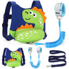 Accmor Toddler Harness Leash, Cute Dinosaur Kids Harness Children Leash with Anti Lost Wrist Link for Outdoor Travel, Adorable Child Leash Walking Harness Wristband Assistant Strap for Baby Ages1-4