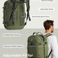 Tolaccea Travel Laptop Backpack for Men Women, 40L-50L Expandable Carry On Backpack with Wet Dry Compartment, TSA Approved Daypack Fits 16 Inch Laptop, Convertible Rucksack Duffel Bag for Work Travel