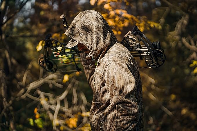 SCENTBLOCKER Shield Series Silentec Midweight Jacket, Camo Hunting Clothes for Men