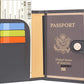 ZOPPEN Passport Holder Women, Passport Cover Travel Wallet Rfid Blocking Passport Wallet Cover Case Travel Essentials Document Organizer, Dark Grey