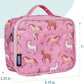 Wildkin Kids Insulated Lunch Box – Durable and Reusable for School & Travel - Wild Horses