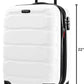 Samsonite Omni PC Hardside Expandable Luggage with Spinner Wheels, Carry-On 20-Inch, White