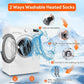 Minthouz Heated Socks, APP Control, 7.4V 5000mAh Rechargeable Battery Powered Smart Foot Warmers Thermal Socks for Men Women, Washable for Winter Fishing Cycling Skiing Skating Hiking Camping