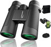 15x42 Binoculars for Adults High Powered - Aurosports HD Lightweight Portable Binoculars with Phone Adapter, BAK4 Prism & Carrying Bag - Large View Binocular for Bird Watching Hunting Traveling