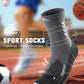 Compression Crew Running Socks: Athletic Socks for Men Women with Cushion,3 Pairs Work Hiking Basketball Sport Socks