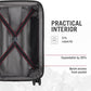 Victorinox Spectra 3.0 Frequent Flyer Carry-On - Modern Hardside Carry-On Luggage - Rolling Suitcase with Spinner Wheels - Holds Travel Accessories - 37 Liters, Black