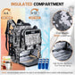 Goture Fishing Backpack, 58L 900D Water-Resistant Insulated Tackle Backpack with Cooler, Rod Holders, 8 Lure Pockets, Detachable Crossbody Bag, Gear Storage Large Fishing Bag for Camping Hiking