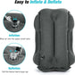 Rewondah Inflatable Travel Pillows for Airplanes | Airplane Pillow for Long Flight | Travel Plane Pillow for Airplanes Sleep Support | Blow up for Long Flights to Avoid Neck Pain