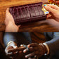 MR.OKAY 2 Watch Travel Case- Classic Leather Watch Case With Superb Texture.(Portable Watch Roll Or Organizer For Storage And Display).Festival Gift For Men, All Handcrafted By Artisans.