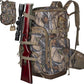Hunting Backpack with Waterproof Rain Cover, Self Standing Hard Bottom, 50L Camo Hunting Day Pack for Bow Rifle Gun