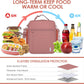 NOL Nylon Waterproof Kids Lunch Bag, Insulated Lunch Bag, Lunch box Cooler, Reusable, Zip Closure with Buckle Handle Holds Lunch Box, Snacks & Water Bottle for School Work, Dark pink