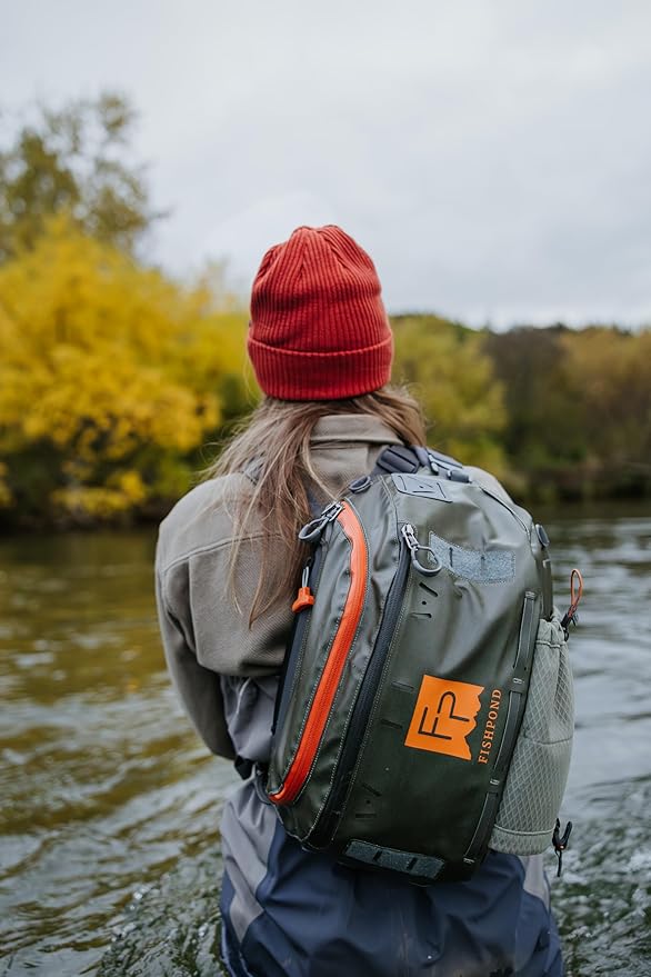 fishpond Stormshadow Fly Fishing Sling Pack | Waterproof Ambidextrous Fishing Sling Pack